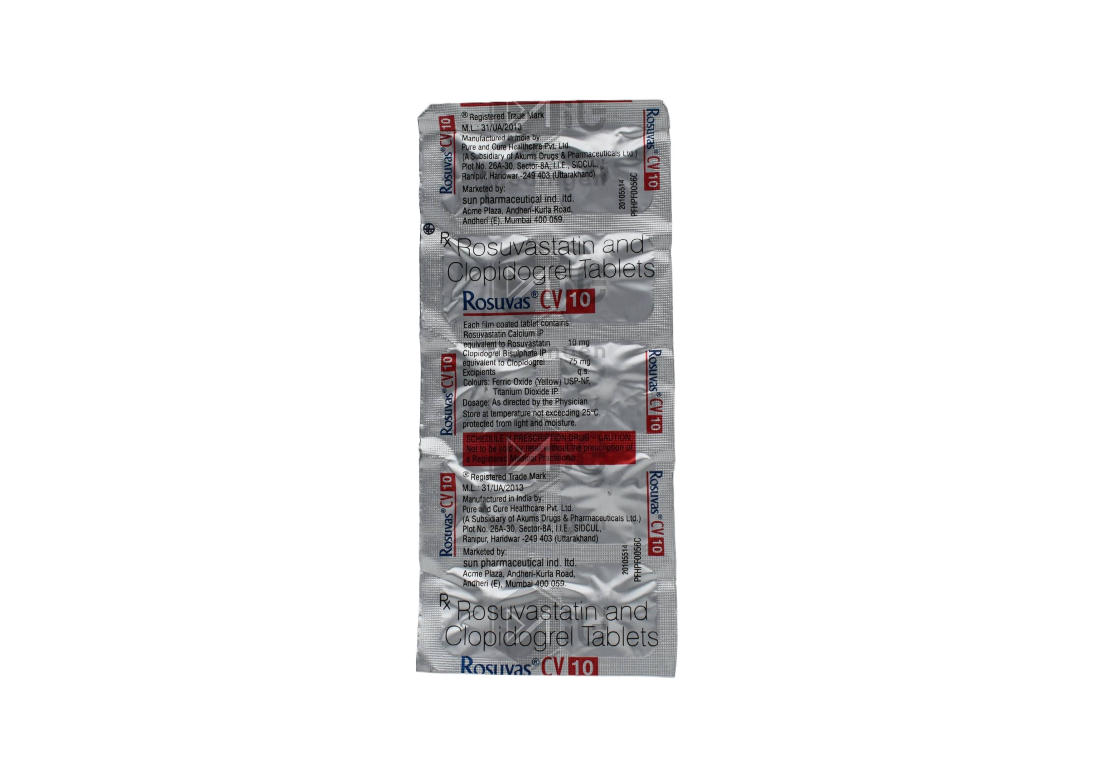 ROSUVAS CV 10MG